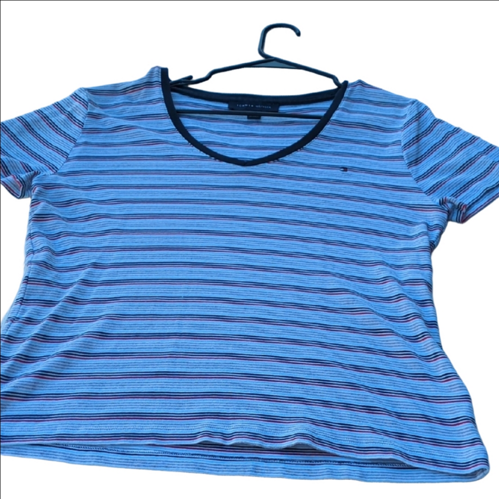 Tommy Hilfiger Women's Multicolor Striped Tee